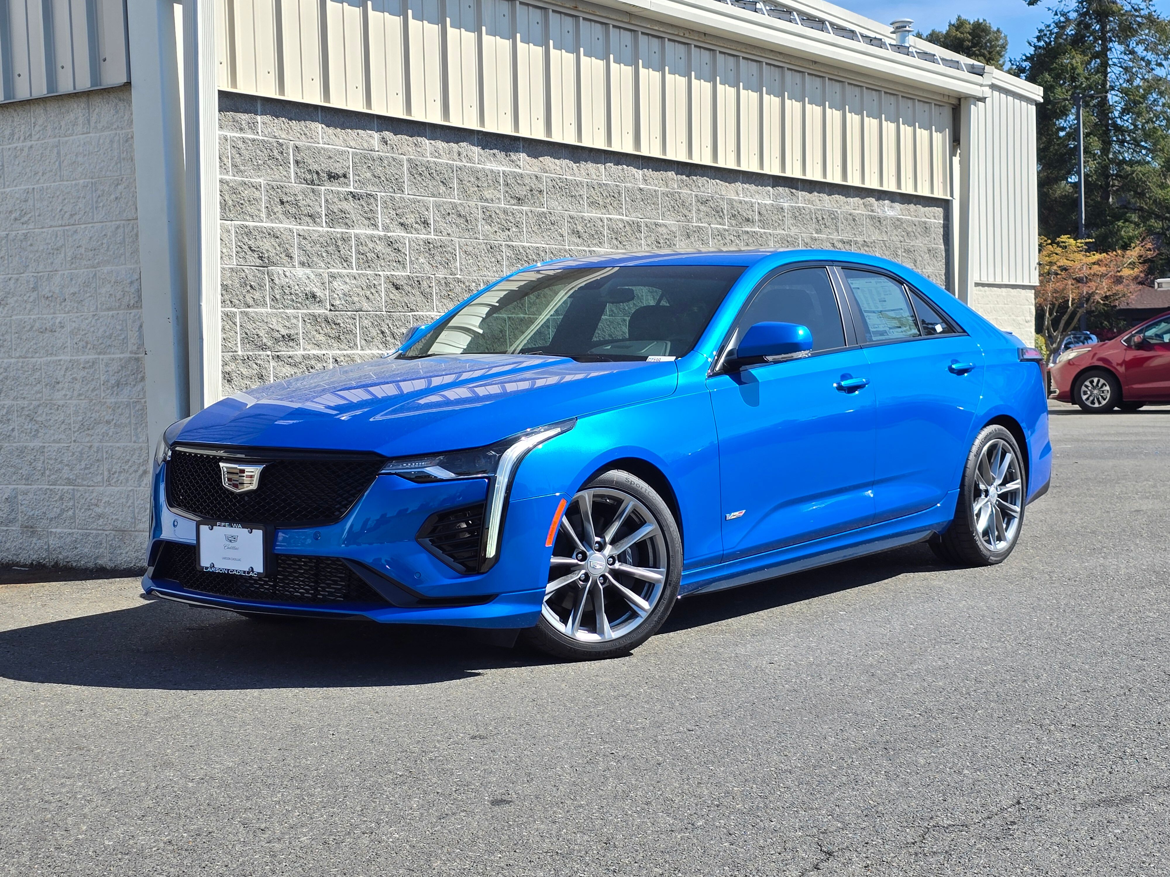 Coastal Blue Metallic 2026 Cadillac CT4 V-Series RWD Sedan Rear-Wheel Drive Automatic
