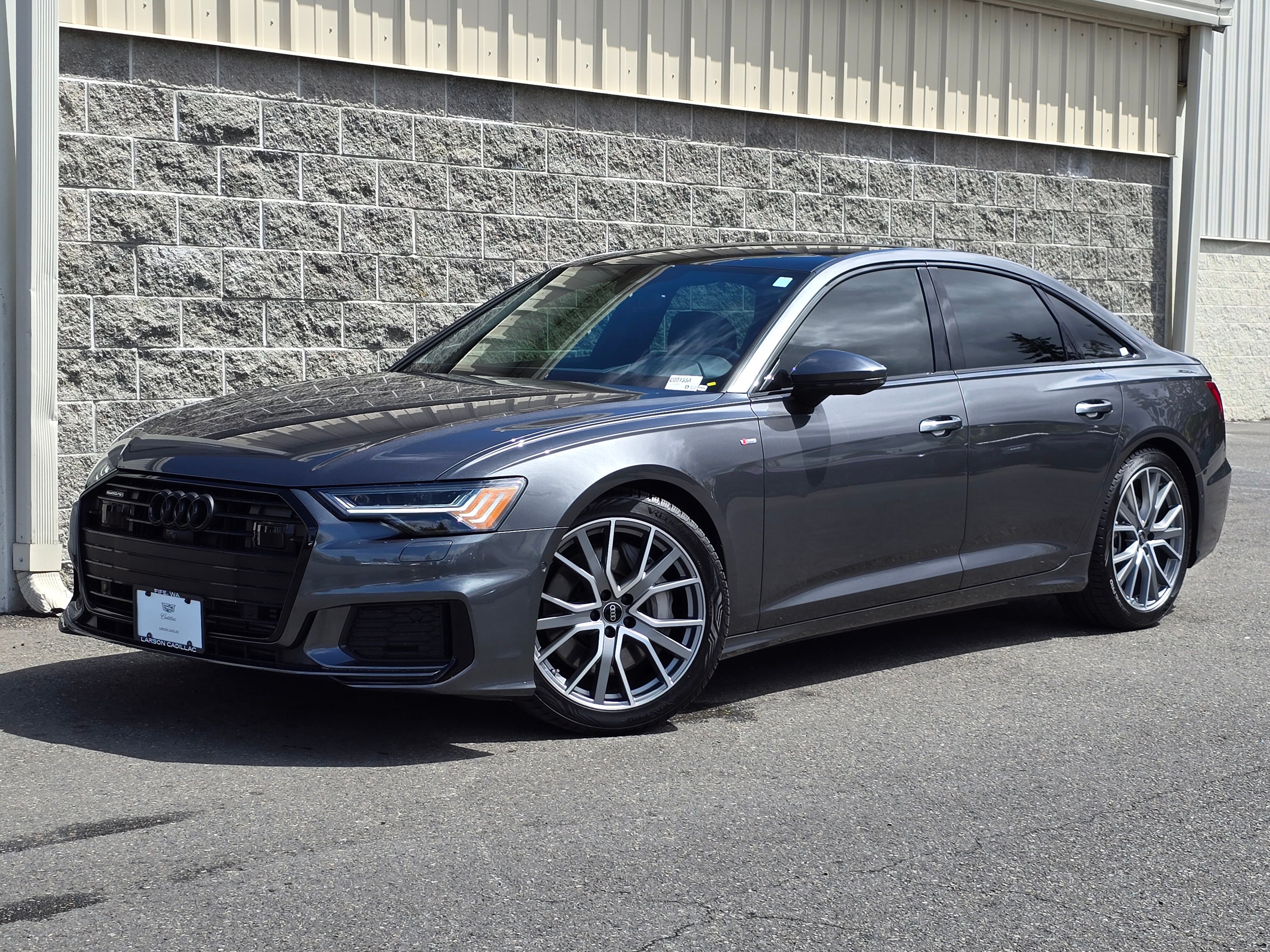 Daytona Gray Pearl Effect 2022 Audi A6 quattro Prestige 55 TFSI Sedan All-Wheel Drive 7-Speed Automatic
