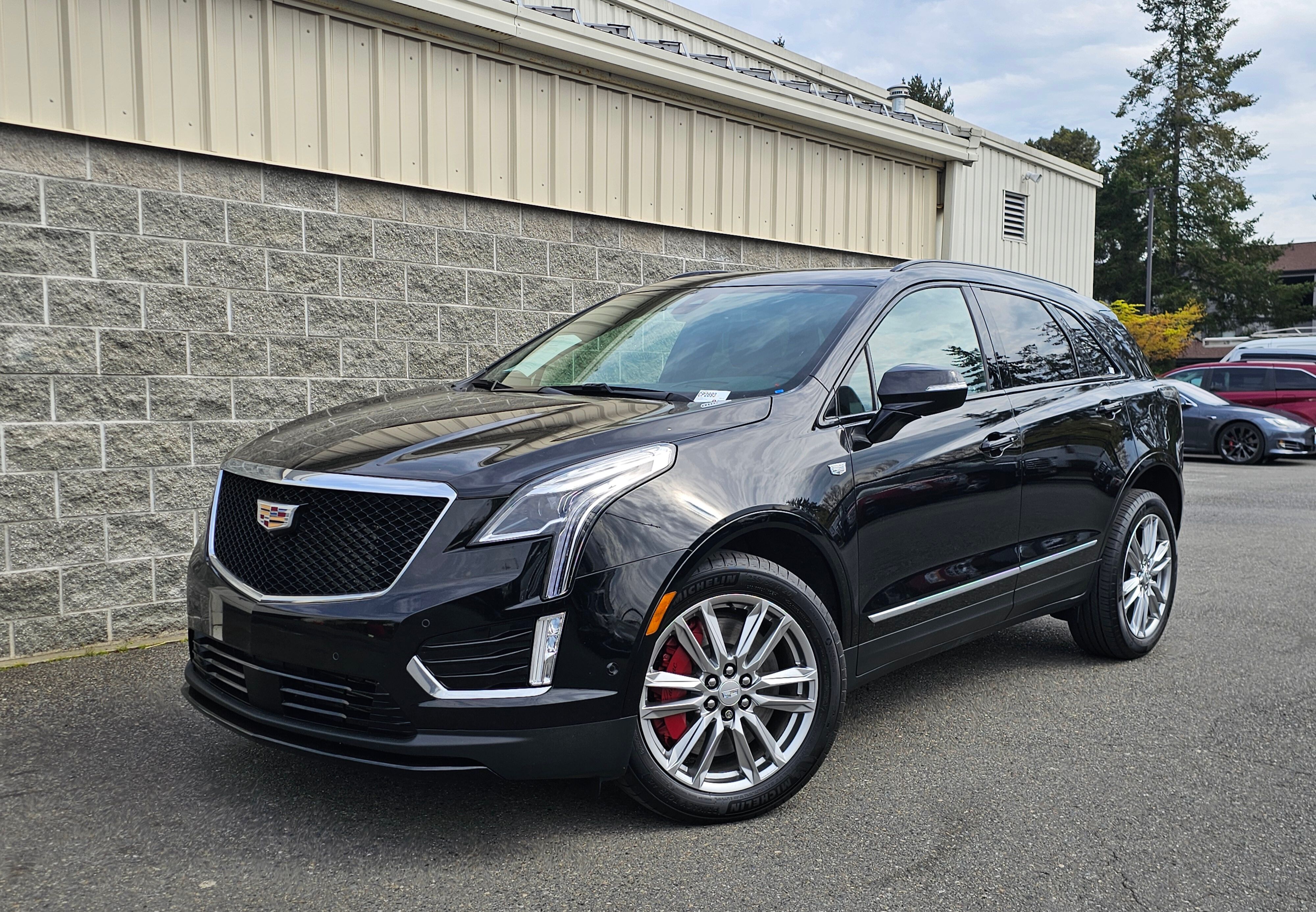 Stellar Black Metallic 2023 Cadillac XT5 Sport AWD SUV / Crossover Four-Wheel Drive 9-Speed Automatic