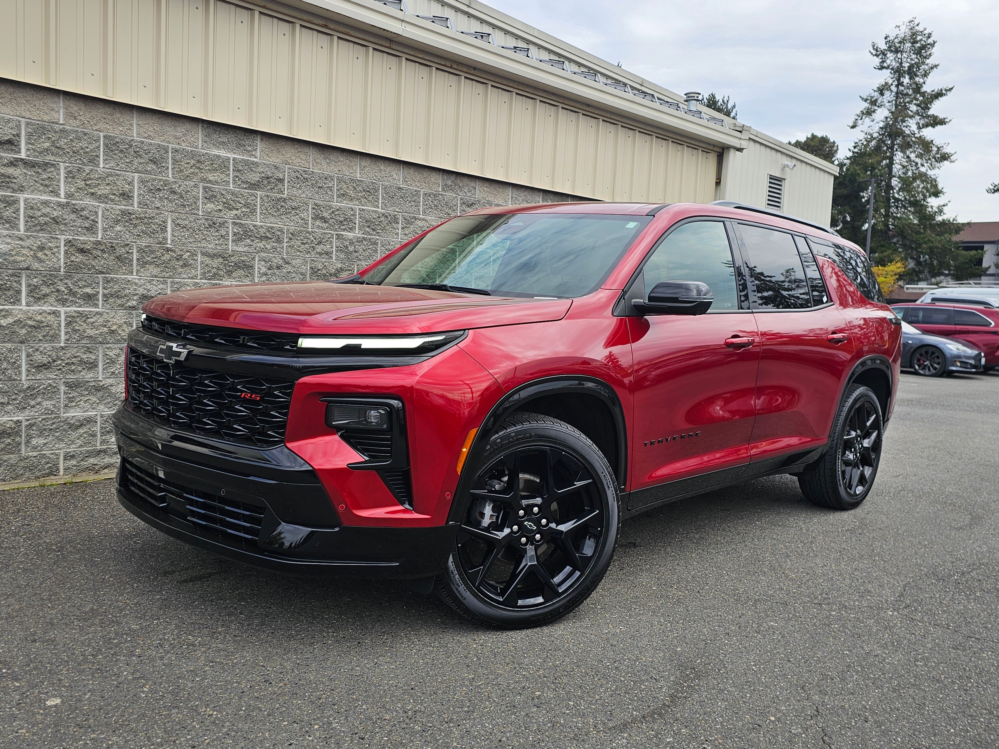 Radiant Red Tintcoat 2024 Chevrolet Traverse RS AWD SUV / Crossover Four-Wheel Drive 8-Speed Automatic